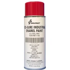 AbilityOne 8010013316109 Eco-Sure Industrial Enamel Aerosol Paint - Red 11136 - One-stop shop for professional tools and equipment.