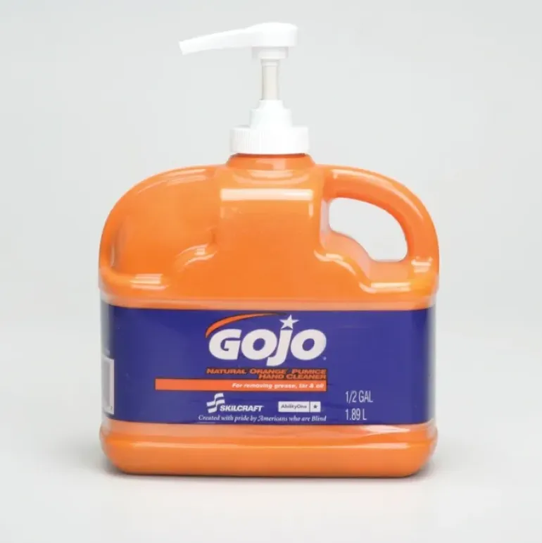 AbilityOne 8520015220840 GOJO(R)-SKILCRAFT NATURAL ORANGE(TM) Hand Cleaner-1/2 Gallon - One-stop shop for professional tools and equipment.