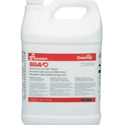 AbilityOne 7930013808469 SKILCRAFT BRAVO Heavy Duty Low Odor Floor Stripper - 4 - 1 gal Bottles - Liquid Solution - 1 gal (128 fl oz) - 1 / Box - Yellow - One-stop shop for professional tools and equipment.