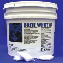 AbilityOne 7930014942986 SKILCRAFT Ecolab Brite White - Non-Bleach Laundry Detergent - Powder - 250 / Carton - White - One-stop shop for professional tools and equipment.