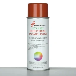 AbilityOne 8010013363981 SKILCRAFT ECO-SURE Industrial Enamel Aerosol Paints - A-A-2787, Type I, Orange, 12197 - 11 oz - 1 - Orange - One-stop shop for professional tools and equipment.