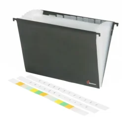 AbilityOne 7530016819291 Skilcraft Poly Expanding Storage Files - Black - One-stop shop for professional tools and equipment.