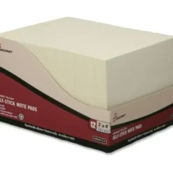 AbilityOne 7530012865121 SKILCRAFT Self-Stick Note Pad - 3& x 4& - Yellow - Paper - 12 / Pack - One-stop shop for professional tools and equipment.
