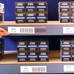Aigner Label Holder L21 - HOL-DEX® Self-Adhesive Label Holder - 0.5& x 6& - Clear - 12/Box - One-stop shop for professional tools and equipment.