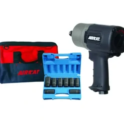 AirCat 1770-XLK 3/4& impact wrench kit 1600 ft-lb w/8 Piece Deep Socket Set - One-stop shop for professional tools and equipment.