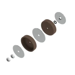 Albion Engineering 47-51 2″ Diameter Air-Powered Drive Piston Replacement Kit, Bulk Style, Leather - One-stop shop for professional tools and equipment.