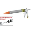 Albion Engineering DL-45-T24A 20oz Air-Powered Sausage Gun w/ Teflon Barrel and Orange Cone Nozzles - One-stop shop for professional tools and equipment.