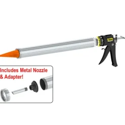 Albion Engineering DL-79-T17 45oz Special Deluxe Manual Bulk Gun w/ Orange Cone Nozzles - One-stop shop for professional tools and equipment.