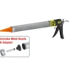 Albion Engineering DL-59-T27 30oz Special Deluxe Manual Bulk Gun w/ Teflon Barrel and Orange Cone Nozzles - One-stop shop for professional tools and equipment.