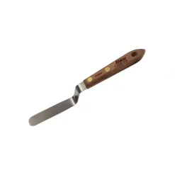 Albion Engineering 1258-3S Offset Classic Caulk Tooling Spatula: 5/8″ Wide x 3″ Long Blade - One-stop shop for professional tools and equipment.