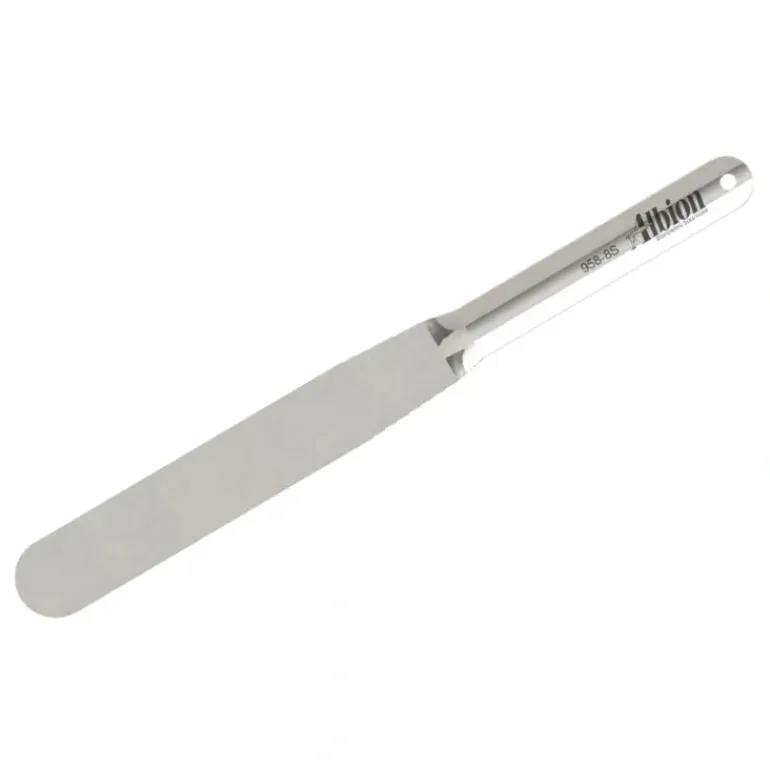 Albion Engineering 958-8S Streamline Caulk Spatula 1-1/4″ Wide Blade x 8″ Long - One-stop shop for professional tools and equipment.