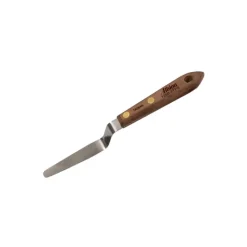 Albion Engineering 1258-3TPS Offset Classic Caulk Tooling Spatula: 3/8″ Wide Tapered x 3″ Long Blade - One-stop shop for professional tools and equipment.