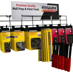 Allway FB7 50-Piece Tubular Wood Scraper Merchandiser - One-stop shop for professional tools and equipment.