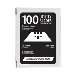 Allway RKB100 3-Notch Utility Blades, 100-Pack - One-stop shop for professional tools and equipment.
