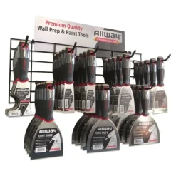Allway SXW8 40-Piece Soft-Grip Joint Knife Merchandiser - One-stop shop for professional tools and equipment.