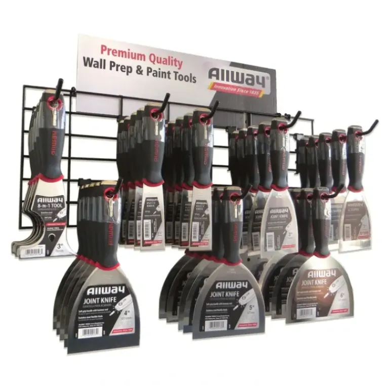 Allway SXW8 40-Piece Soft-Grip Joint Knife Merchandiser - One-stop shop for professional tools and equipment.