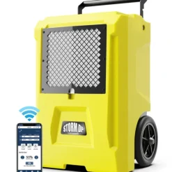 AlorAir Storm DP Single -Voltage APP Control 110 PPD Commercial Dehumidifiers for Garage,Basements, Flood Repair - Yellow - One-stop shop for professional tools and equipment.