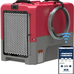 AlorAir Storm LGR Extreme Smart App Control 180PPD Commercial Dehumidifier for Crawl Space with Pump - Red - One-stop shop for professional tools and equipment.