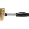 American Hammer AM4BRCG Non-Marring Hammer, 4 lb, 1-5/8& Face Dia, Brass Head - One-stop shop for professional tools and equipment.