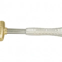 American Hammer AM15BRXAG Non-Marring Hammer, 24 oz, 1-3/4& Face Dia, Brass Head - One-stop shop for professional tools and equipment.