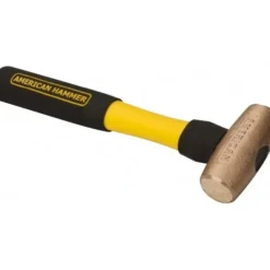 American Hammer AM2BZFG 2 Lb Head Nonsparking Mallet - One-stop shop for professional tools and equipment.