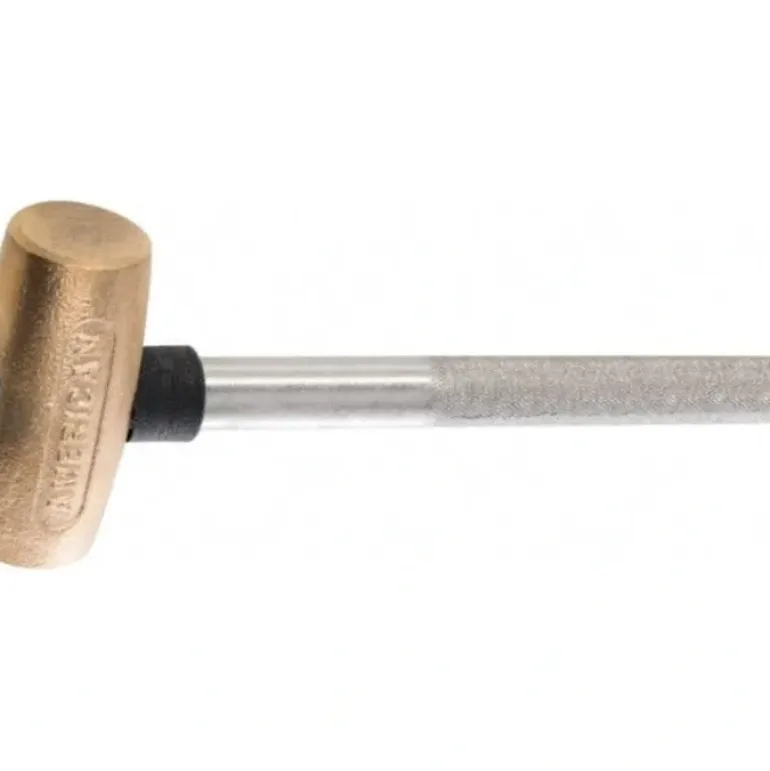 American Hammer AM15BZPG Non-Marring Hammer, 1-1/4& Face Dia, Bronze Head - One-stop shop for professional tools and equipment.