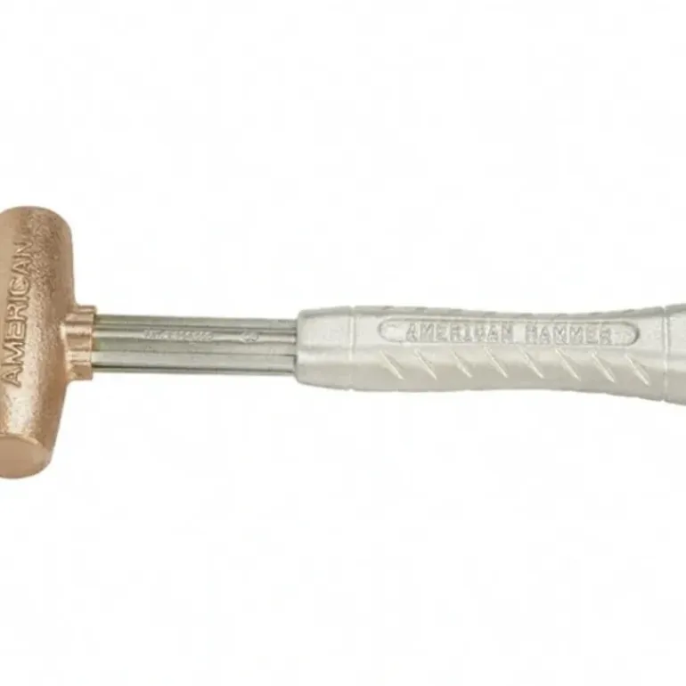 American Hammer AM3CUXAG Dead Blow Hammer, 3 lb Head, 1-3/4& Face Dia, Copper Head - One-stop shop for professional tools and equipment.
