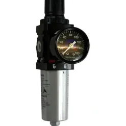 American Lube P-39124-624 1/4& Module/Air 1000 Series Piggyback Filter/Regulator with Gauge - One-stop shop for professional tools and equipment.