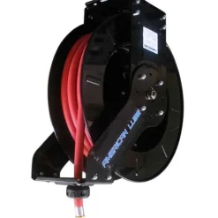 American Lube TIM-3918-65A 1/2& x 65' Advantage2 Plus Double-Arm Air/Water/WWS Reel with Rubber Hose - One-stop shop for professional tools and equipment.