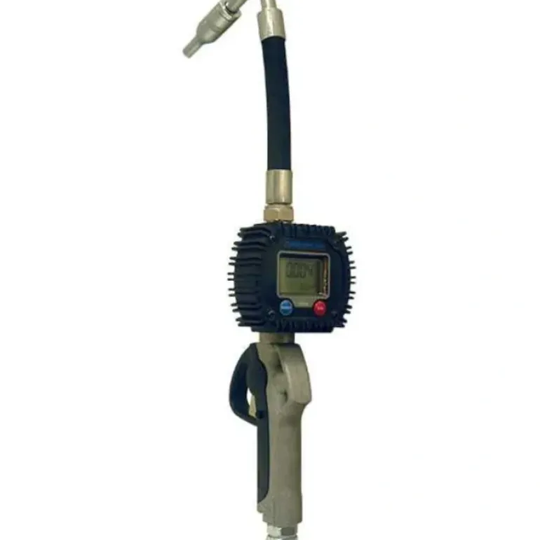 American Lube TIM-600-FA Digital Metered Control Handle for Oils with Flexible Extension & Automatic Non-Drip Tip - One-stop shop for professional tools and equipment.