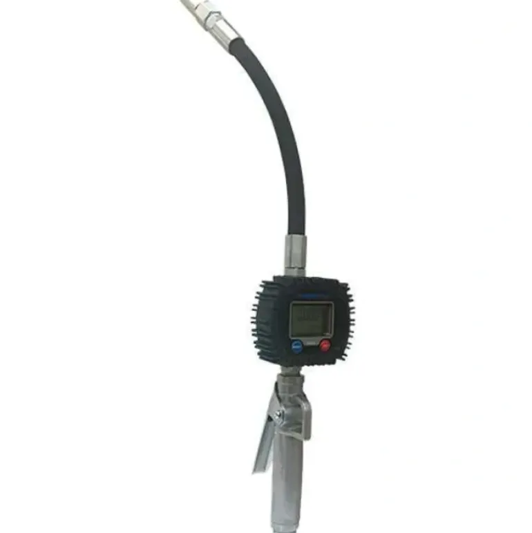 American Lube TIM-601-FMHF Digital Metered Control Handle for Oils or ATF with Flexible Extension & Manual Non-Drip Tip - One-stop shop for professional tools and equipment.