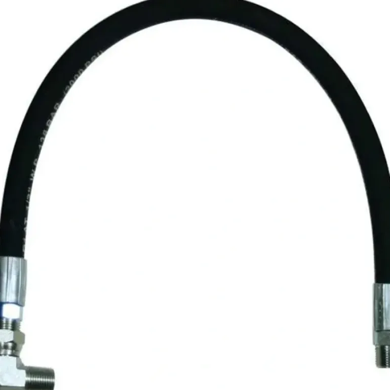 American Lube TIM-4418-2NS 1/2& x 2' Oil Hose with Ninety Swivel - One-stop shop for professional tools and equipment.