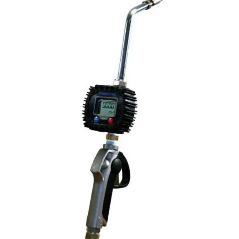 American Lube TIM-600-RM Digital Metered Control Handle for Oils with Rigid Extension & Manual Non-Drip Tip - One-stop shop for professional tools and equipment.