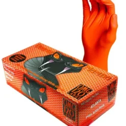 Black Mamba OTG-110 Orange Torque 8 mil Nitrile Gloves (100 Per Box), Medium - One-stop shop for professional tools and equipment.