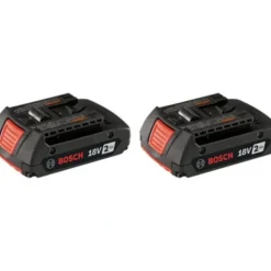 Bosch BAT612-2PK 18V Lithium-Ion Slimpack Battery (2.0 Ah) - 2-Pack - One-stop shop for professional tools and equipment.