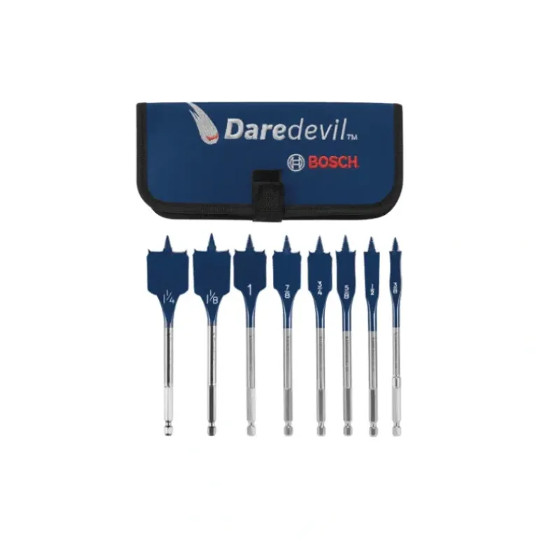 Bosch DSB5008P Daredevil 8 Pc Spade Bit Set/Pch - One-stop shop for professional tools and equipment.