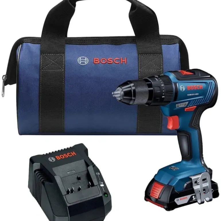 Bosch GSB18V-490B12 18V Ec Brushless 1/2 In. Hammer Drill/Driver Kit With (1) 2.0 Ah Slimpack Battery - One-stop shop for professional tools and equipment.