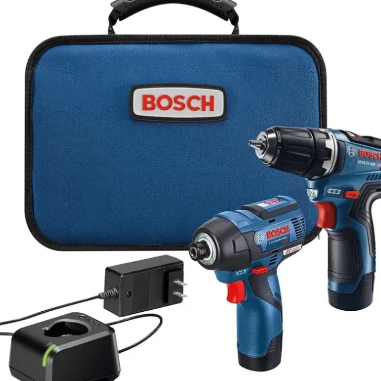 Bosch GXL12V-220B22 12V Max 2-Tool Combo Kit With 3/8 In. Drill/Driver, 1/4 In. Hex Impact Driver And (2) 2.0 Ah Batteries - One-stop shop for professional tools and equipment.