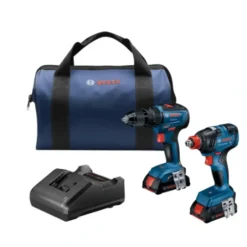 Bosch GXL18V-240B22 18V 2-Tool Combo Kit with 1/2 In. Hammer Drill/Driver - One-stop shop for professional tools and equipment.