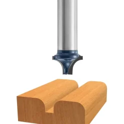 Bosch 85471M 1/4 In. X 1/2 In. Carbide Tipped Plunge Roundover Bit - One-stop shop for professional tools and equipment.