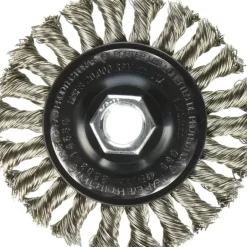 Bosch WB539 4& Wire Wheel, Full Cable Knotted, Ss, 5/8& X 11& Arbor - One-stop shop for professional tools and equipment.