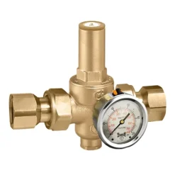 Caleffi 536074A 103 PressCal™ HP PRV Low Range (10 - 90 psig) Dual Union 1-1/4& NPT female - One-stop shop for professional tools and equipment.