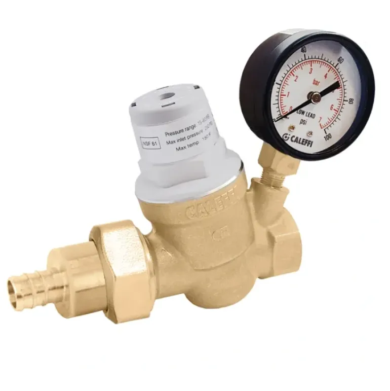 Caleffi 533850HA PressCal™ Compact PRV ASSE 1003, Single Union 3/4& PEX exp union in, FNPT out - One-stop shop for professional tools and equipment.