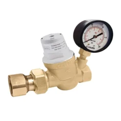 Caleffi 533351HA PressCal™ Compact PRV ASSE 1003, Single Union 3/4& NPT female union in, FNPT out, gauge - One-stop shop for professional tools and equipment.