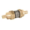 Caleffi NA51247 Dual Union Serviceable low lead check ½& PEX crimp - One-stop shop for professional tools and equipment.