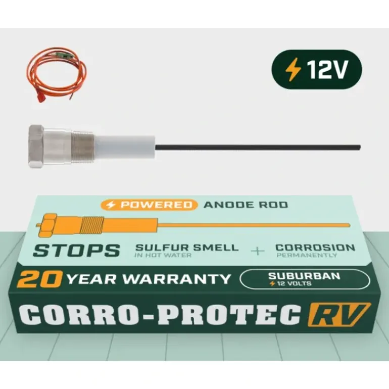 Corro-Protec 96395 120V RV Powered Anode Rod for Suburban and Mor-Flo - One-stop shop for professional tools and equipment.