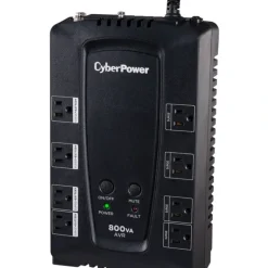 CyberPower AVR CP800AVR 800VA UPS - 800VA/450W - 3 Minute Full Load - 4 x NEMA 5-15R - Battery/Surge-protected, 4 x NEMA 5-15R - Surge-protected - One-stop shop for professional tools and equipment.