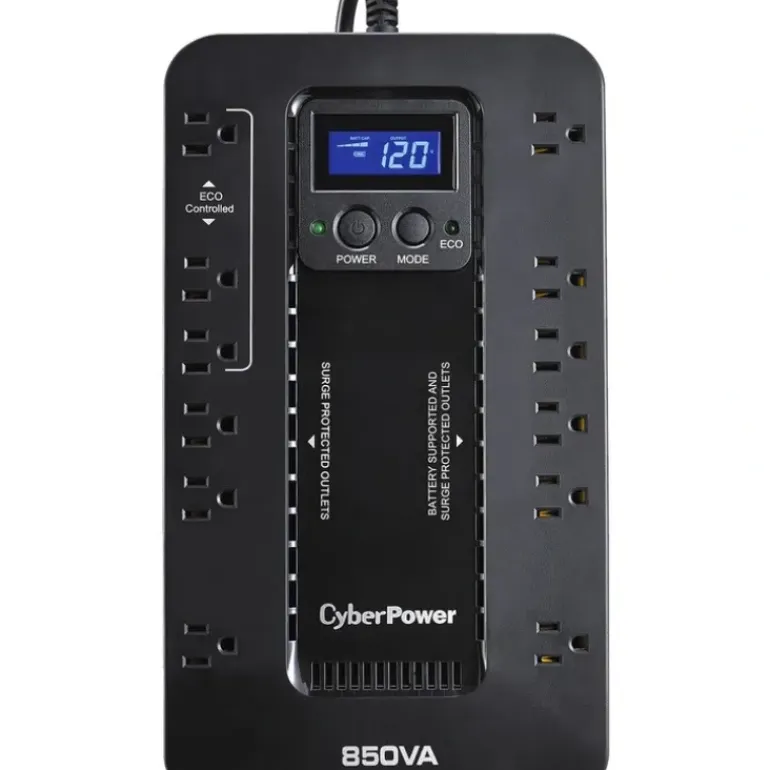 CyberPower EC650LCD Ecologic 650VA/390W Energy Efficient LCD Desktop ECO UPS - 650 VA/390 W - Desktop - 8 Minute Half Load - 8 x NEMA 5-15R - One-stop shop for professional tools and equipment.