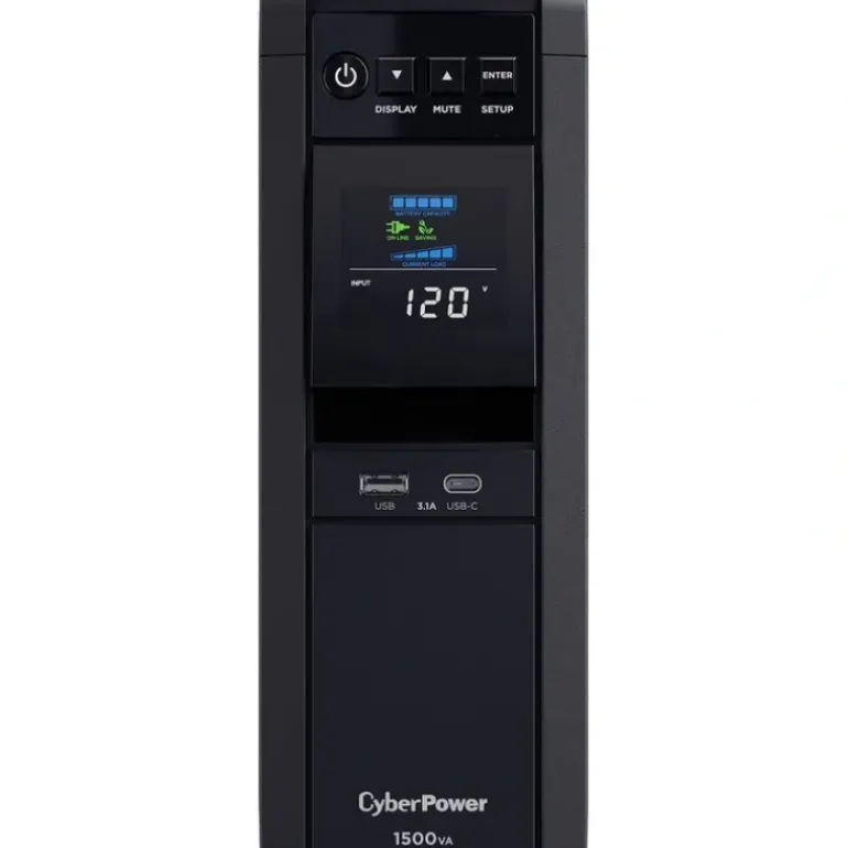 CyberPower TAA Compliant CP1500PFCLCDTAA UPS 1500VA 900W PFC Compatible Pure Sine Wave - 1500VA/900W - Tower - 2 Minute Full Load - 10 x NEMA 5-15R - One-stop shop for professional tools and equipment.
