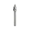 Dedeco 13542 Carbide Bur Clog-Free Tree - Pointed End 3/8 x 3/4 (SG-3) 1/Unit - One-stop shop for professional tools and equipment.
